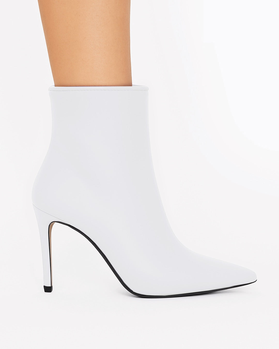 Stivaletto ecopelle bianco