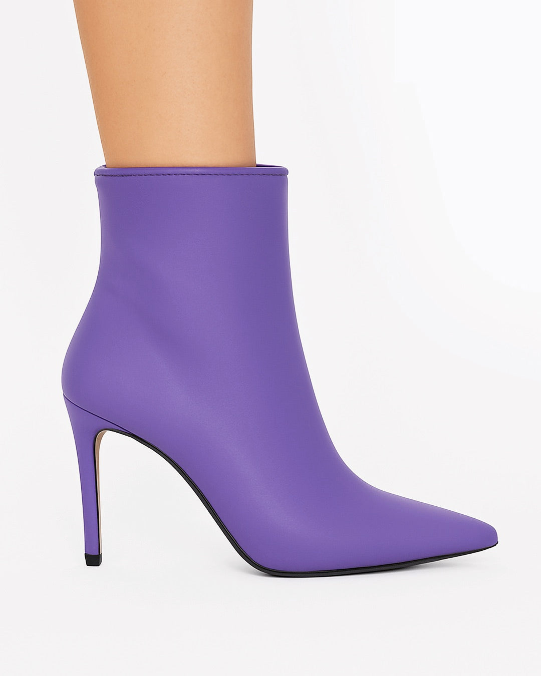 Stivaletto ecopelle viola