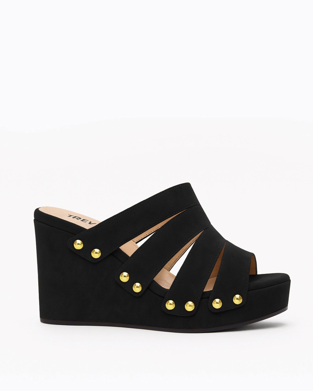 Zeppa in camoscio nero