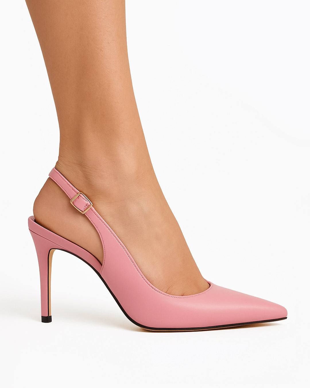 Slingback con cinturino rosa